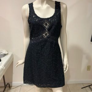 Free people Lace dress with cutouts